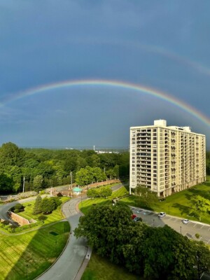 Rainbow over One Bratenahl Place Rainbow over One Bratenahl Place